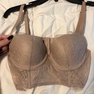 Victoria Secret Very Sexy Long Lined Bra 32C
